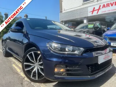 Used VW Scirocco GT 150 HP (110 kW) 2015 Blue Coupe