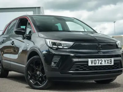 Used Vauxhall Crossland GS Line 108 HP (79 kW) 2022 Black SUV