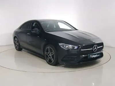 Used Mercedes CLA180 AMG Line Premium 136 HP (100 kW) 2023 Black Coupe