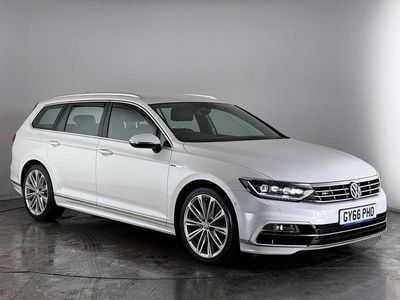 White Used 2016 VW Passat R-line Estate | £17,100 (Expensive)