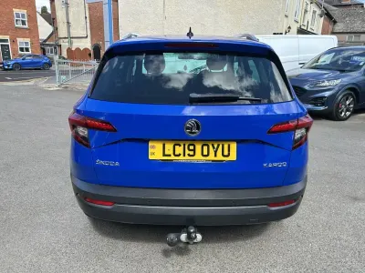 Used Skoda Karoq SE L 150 HP (110 kW) 2019 Blue SUV