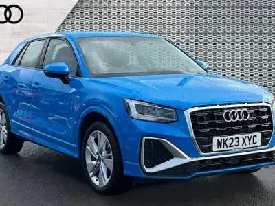 Used Audi Q2 S-Line 150 HP (110 kW) 2023 Blue SUV