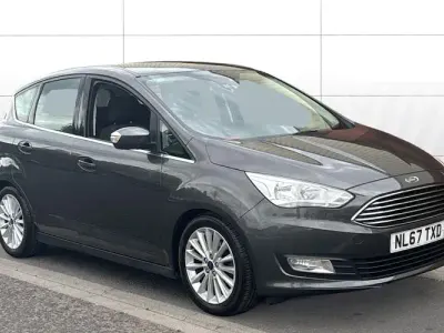 Used Ford C-MAX Titanium 125 HP (91 kW) 2017 Grey MPV