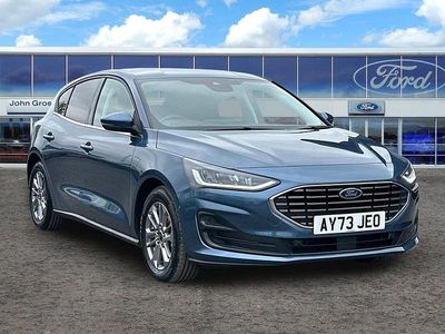 Used Ford Focus Titanium 2023 Blue Hatchback
