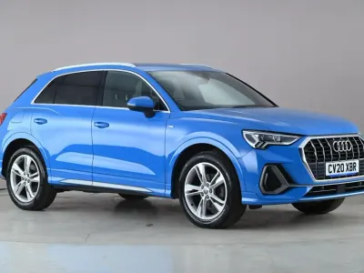 Usado Audi Q3 S-Line 150 HP (110 kW) 2020 Azul SUV