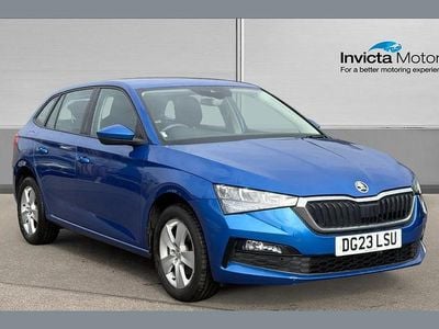 Used Skoda Scala SE 110 HP (80 kW) 2023 Race blue metallic Hatchback