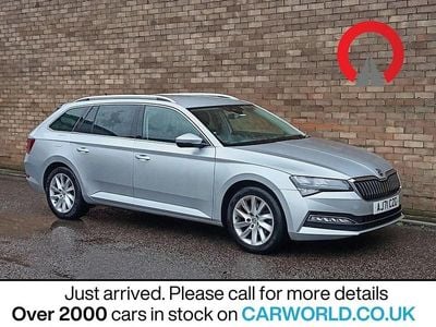 Used Skoda Superb SE Technology 218 HP (160 kW) 2021 Silver Estate