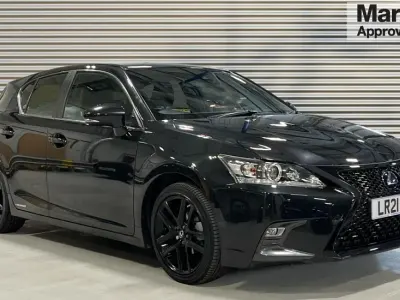 Used Lexus CT200h 136 HP (100 kW) 2021 Black Hatchback