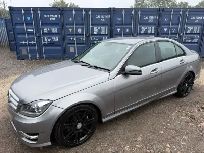 Used Mercedes C220 AMG 2013 Silver Sedan