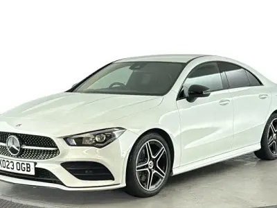 Used Mercedes CLA220 AMG Line Premium 190 HP (139 kW) 2022 White Sedan