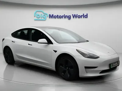 Used Tesla Model 3 Standard Range 2022 White Sedan