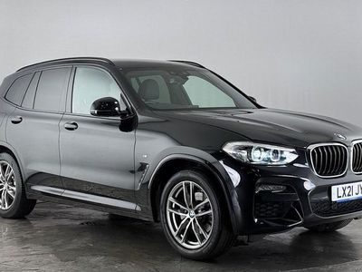 Black Used 2021 BMW X3 M Sport SUV | £25,850 (Good price)