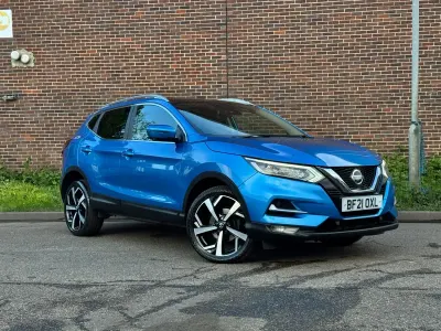 Begagnad Nissan Qashqai N-Motion 2021 Blå SUV