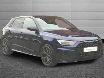 Used Audi A1 Sportback Black Edition 148 HP (108 kW) 2025 Navarra blue Hatchback