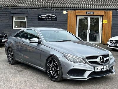 Begagnad Mercedes E220 AMG line 177 HK (130 kW) 2014 Silver Sportkupé