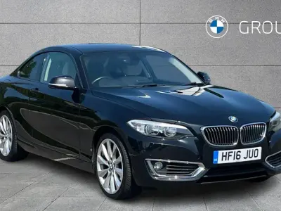 Used BMW 218 Luxury Line 134 HP (98 kW) 2016 Black Coupe
