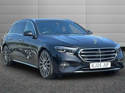 Used Mercedes E220 Exclusive 197 HP (144 kW) 2025 Obsidian black Estate