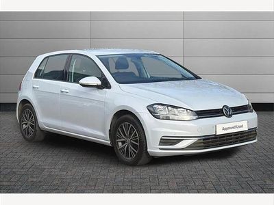 Used VW Golf VII SE 125 HP (91 kW) 2018 Silver Hatchback