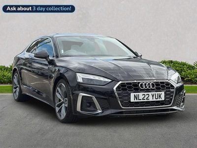 Used Audi A5 S-Line 245 HP (180 kW) 2022 Black Coupe