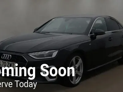 Used Audi A4 S-Line 150 HP (110 kW) 2020 Black Sedan