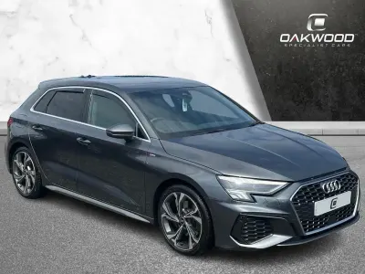 Used Audi A3 Sportback S-Line 150 HP (110 kW) 2021 Grey Hatchback