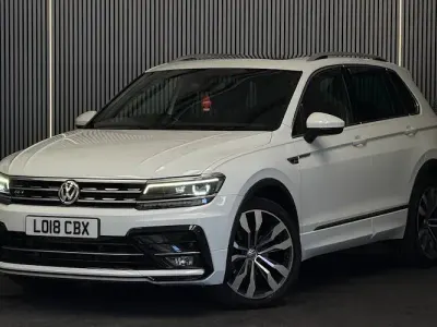Used VW Tiguan R-line 150 HP (110 kW) 2018 White SUV