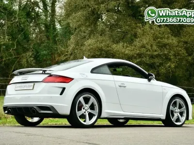 Begagnad Audi TT S-Line 197 HK (144 kW) 2019 Vit Sportkupé