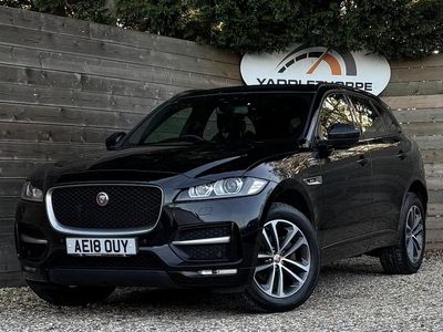 Black Used 2018 Jaguar F-Pace R-Sport SUV | £12,995 (Fair price)