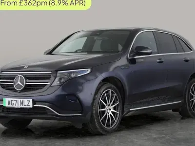 Used Mercedes EQC400 AMG line 300 kW (408 HP) 2022 Blue SUV