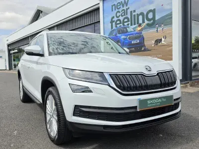 Used Skoda Kodiaq SE L 150 HP (110 kW) 2021 White SUV