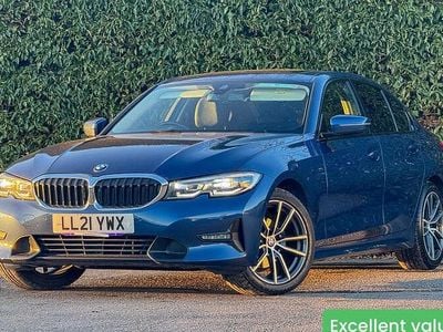 Used BMW 320 Sport Line 184 HP (135 kW) 2021 Blue Sedan
