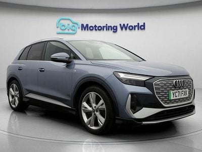 Used Audi Q4 e-tron S-Line 150 kW (204 HP) 2021 Blue SUV