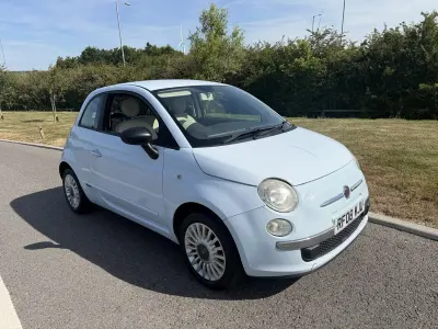 Used Fiat 500 Pop 69 HP (50 kW) 2008 Blue Hatchback