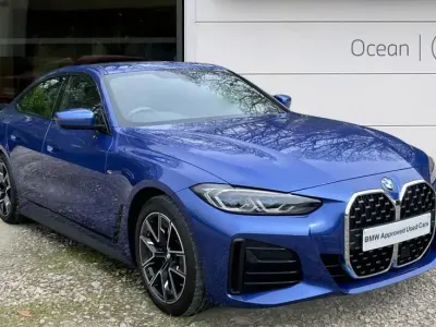 Begagnad BMW 430 Gran Coupé M Sport 242 HK (177 kW) 2022 Blå Sportkupé