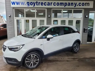 Used Vauxhall Crossland X Elite 130 HP (95 kW) 2019 White SUV