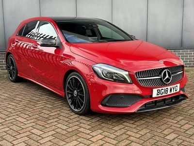Red Used 2018 Mercedes A200 AMG Line Premium Plus Hatchback | £13,895 (Fair price)