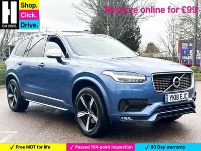 Blue Used 2018 Volvo XC90 R-Design SUV | £21,734 (Good price)