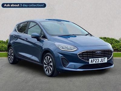 Used Ford Fiesta Titanium 125 HP (91 kW) 2023 Blue Hatchback