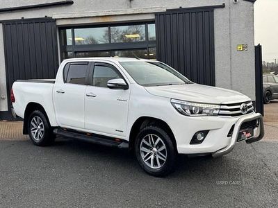 White Used 2017 Toyota HiLux Pickup | £11,995 (Expensive)