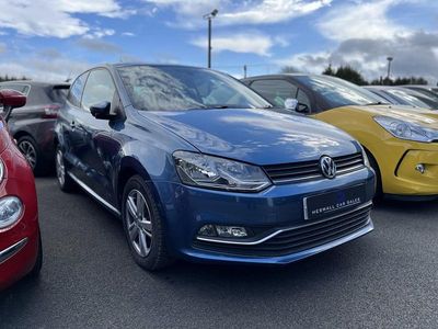 Used VW Polo Edition 60 HP (44 kW) 2017 Blue Hatchback