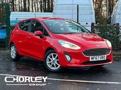 Red Used 2018 Ford Fiesta Zetec Hatchback | £8,426 (Fair price)