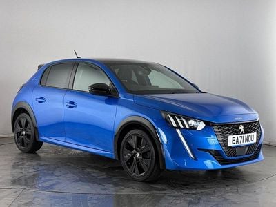 Used Peugeot 208 Premium 131 HP (96 kW) 2021 Blue Hatchback