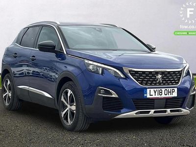 Used Peugeot 3008 GT-line 131 HP (96 kW) 2018 Blue SUV