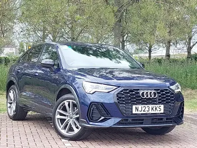 Used Audi Q3 Black Edition 150 HP (110 kW) 2023 Blue SUV