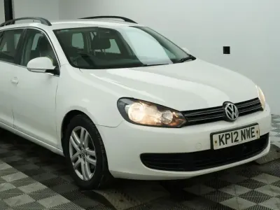 Used VW Golf VII SE 105 HP (77 kW) 2012 White Estate