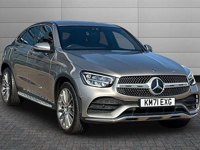 Used Mercedes GLC300 AMG Line Premium 258 HP (189 kW) 2022 Mojave silver Coupe