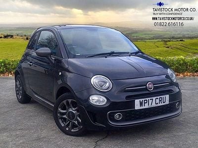 Black Used 2017 Fiat 500 S Hatchback | £6,550 (Fair price)