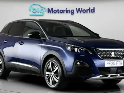 Used Peugeot 3008 GT-line 131 HP (96 kW) 2020 Blue SUV