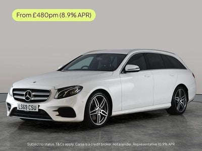 Used Mercedes E220 AMG line 194 HP (142 kW) 2019 White Estate