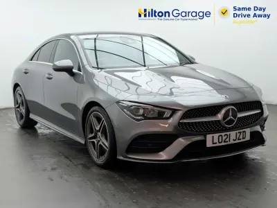 Begagnad Mercedes CLA200 AMG line 163 HK (119 kW) 2021 Grå Sportkupé